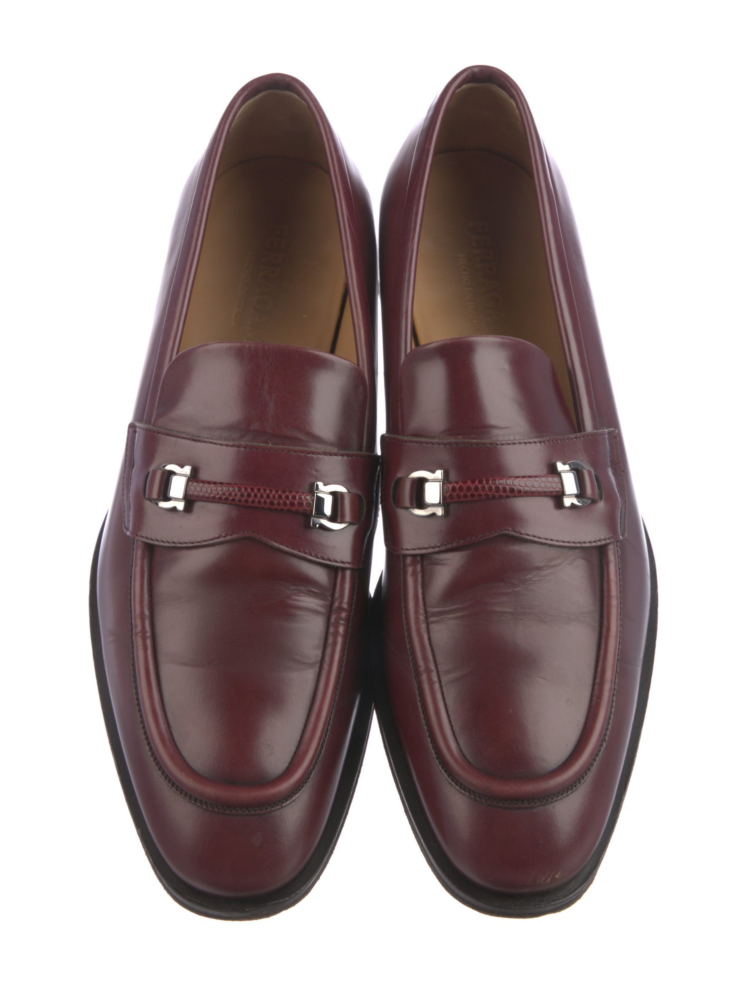 Ferragamo Leather Dress Loafers